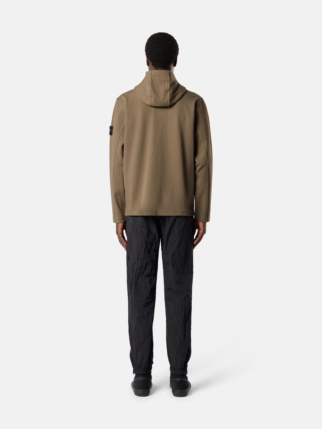 STONE ISLAND - REGULAR-FIT ZIP-UP HOODED SWEATSHIRT WITH POCKETS