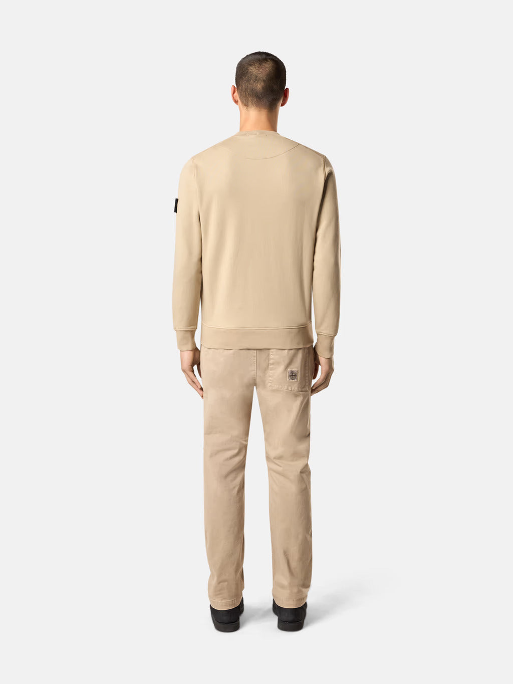 STONE ISLAND - ORGANISCH KATOEN FLEECE