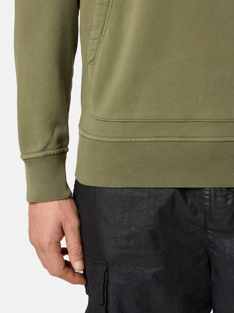 STONE ISLAND - REGULAR-FIT HOODED SWEATSHIRT MET BUIDELZAK