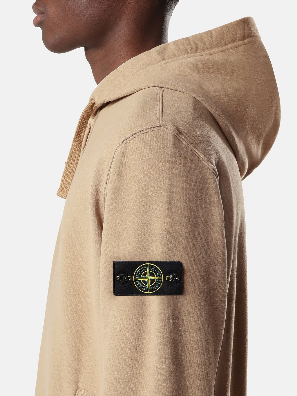 STONE ISLAND - REGULAR-FIT ZIP-UP HOODED SWEATSHIRT WITH RIBBED INSERTS