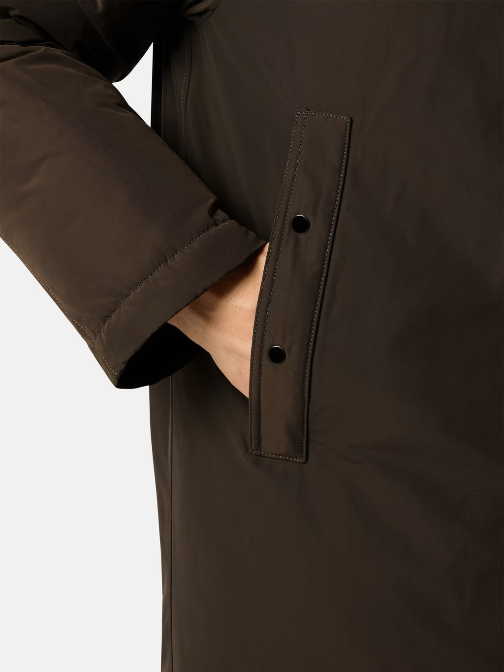 STONE ISLAND - LONG DOWN PARKA WITH ANTI-DROP
