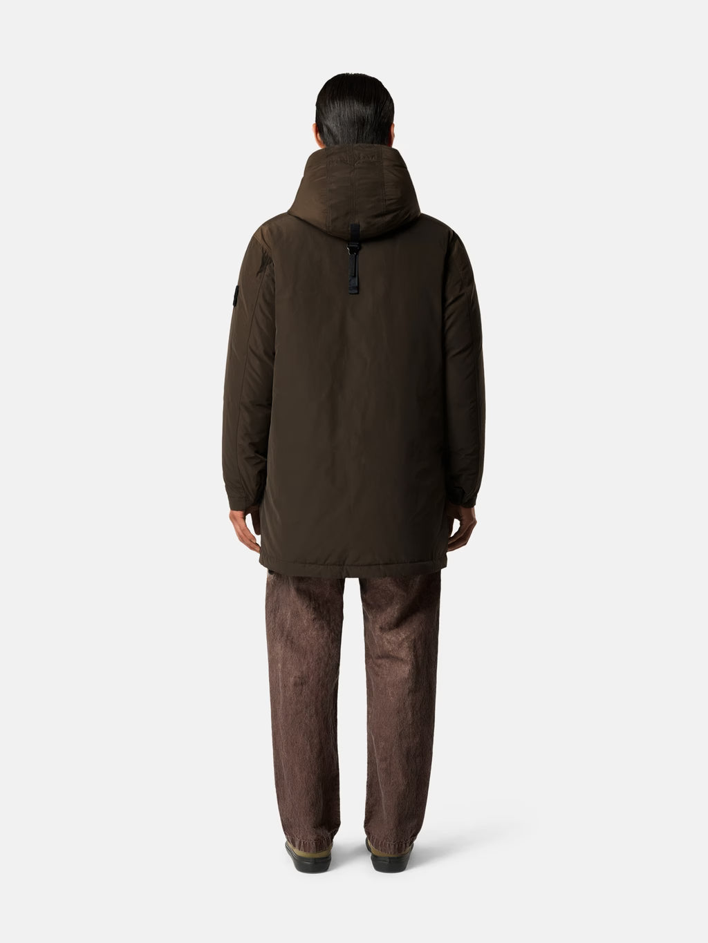 STONE ISLAND - LONG DOWN PARKA WITH ANTI-DROP
