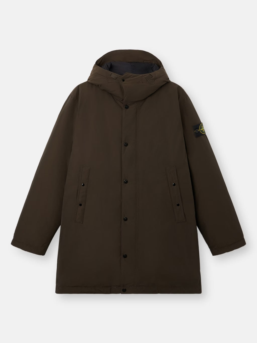 STONE ISLAND - LONG DOWN PARKA WITH ANTI-DROP
