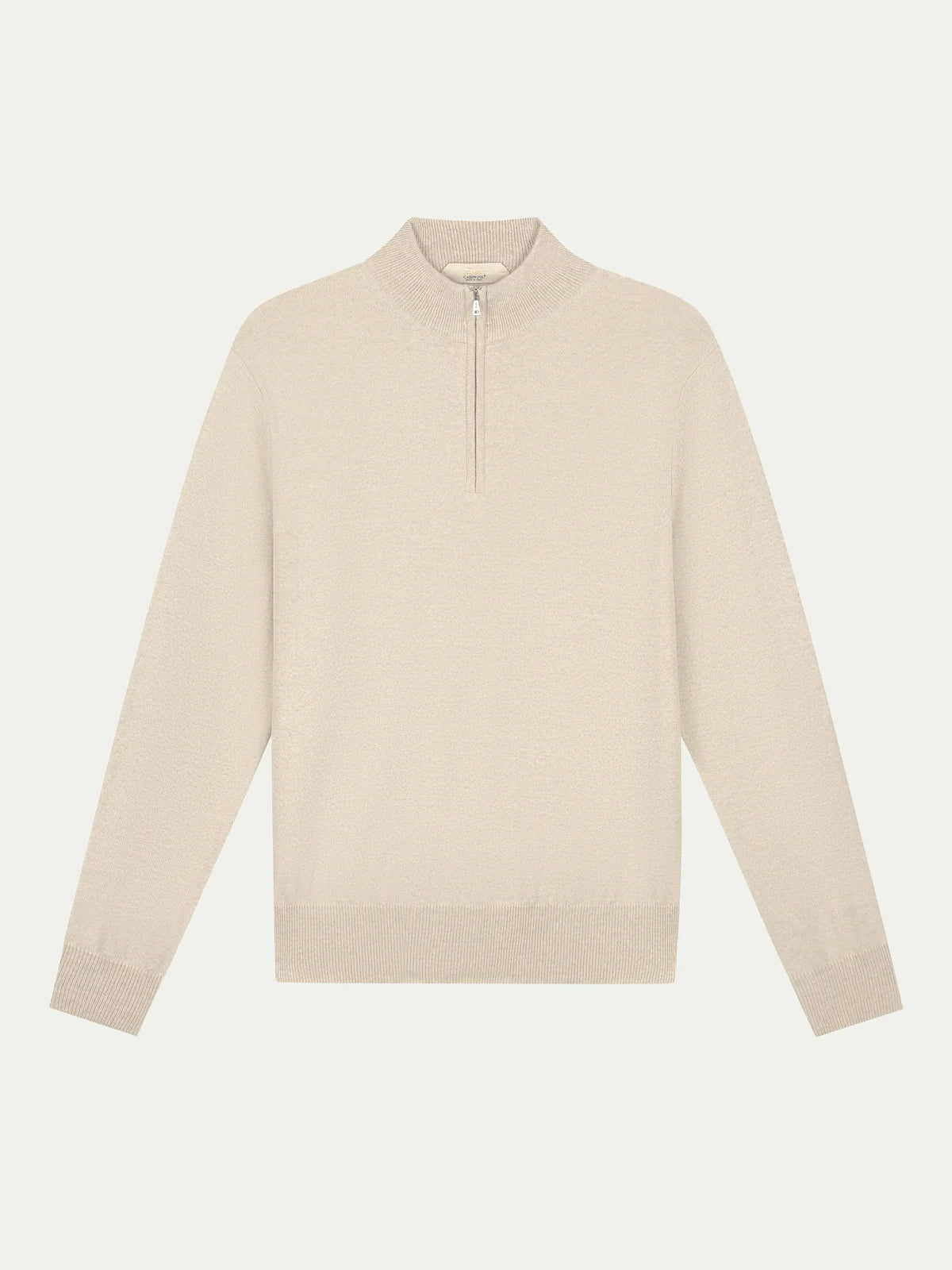 AURÉLIEN - EXTRAFINE MERINO ZIPPER SWEATER