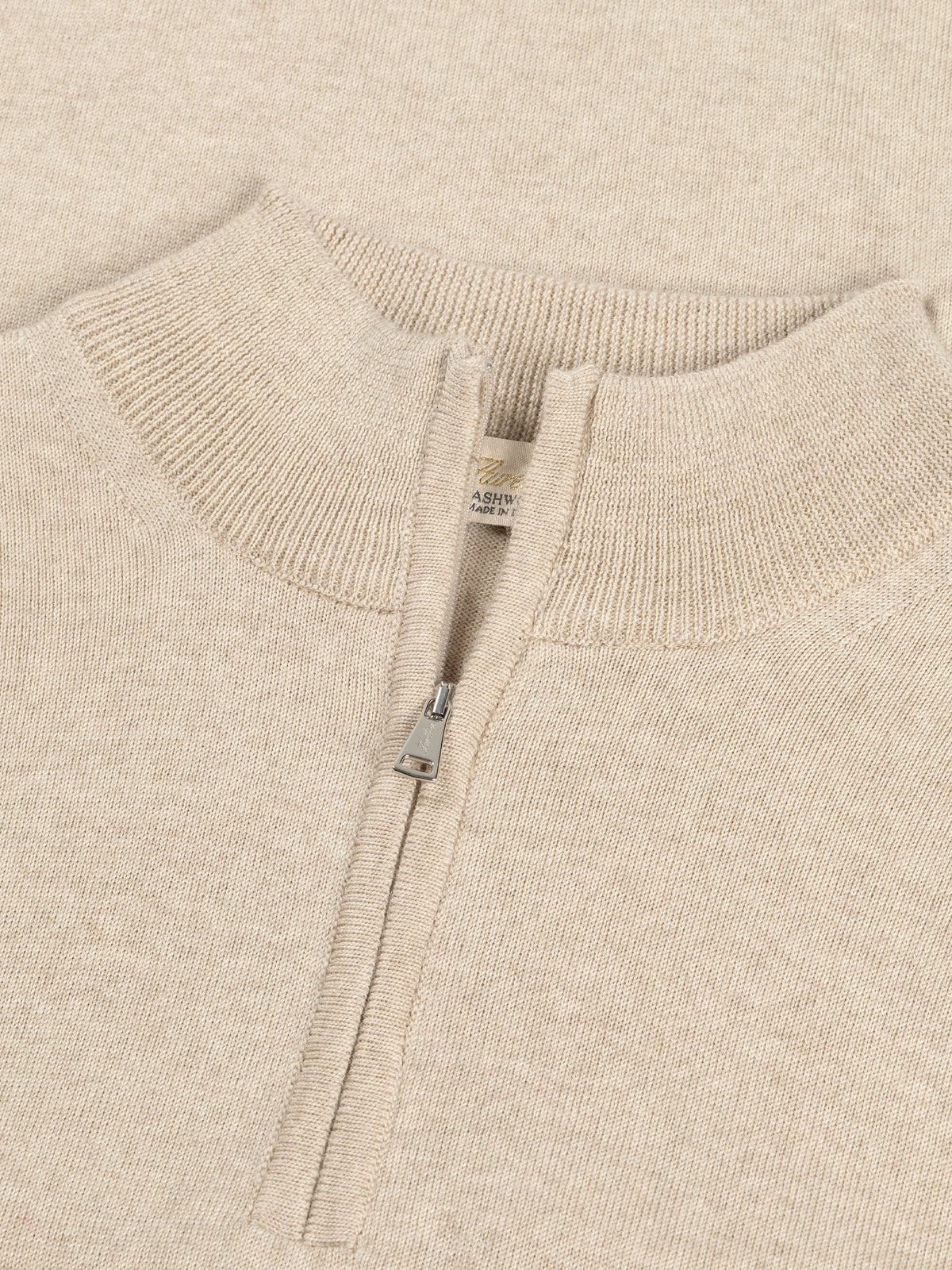 AURÉLIEN - EXTRAFINE MERINO ZIPPER SWEATER