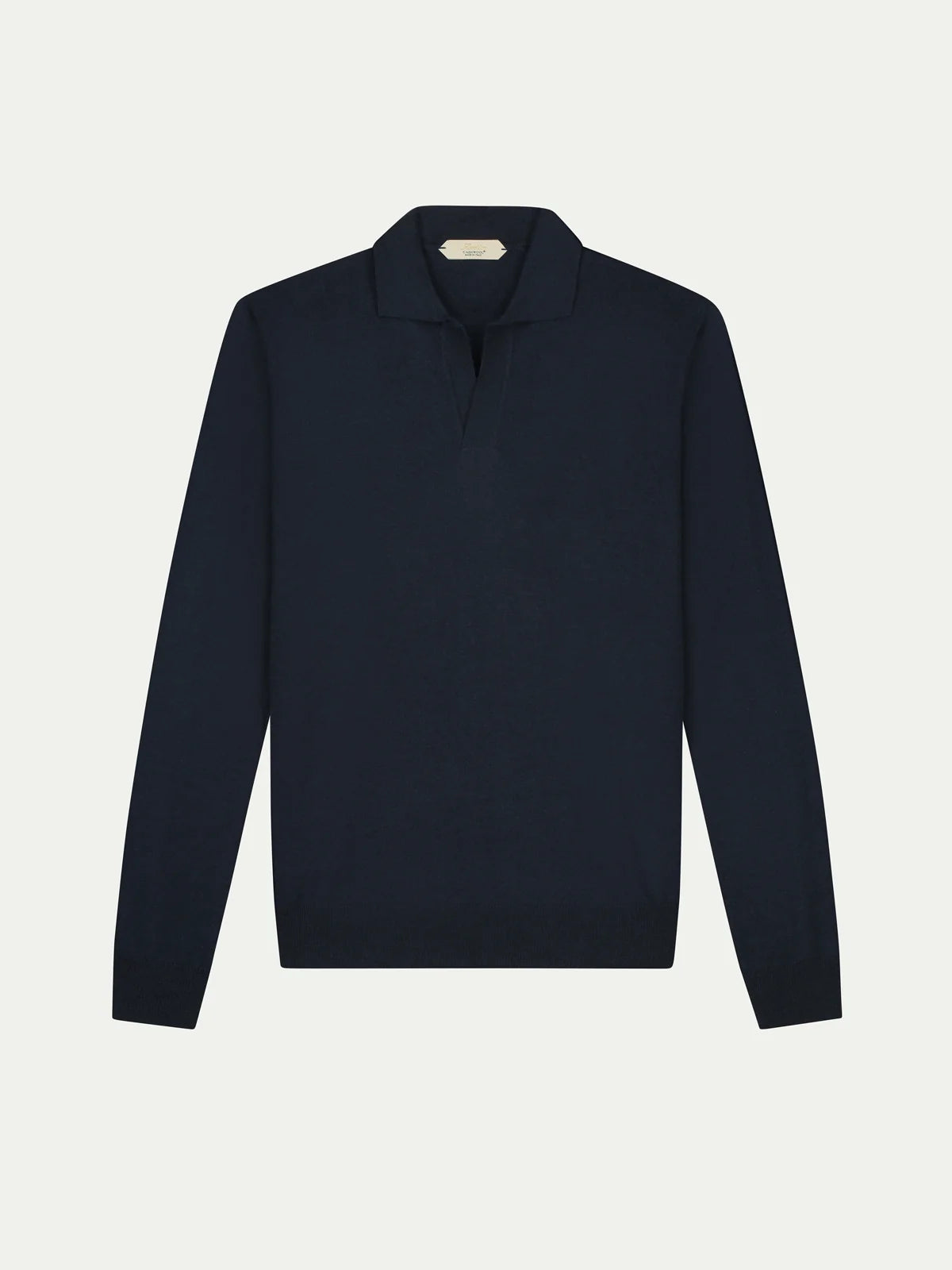 AURÉLIEN - CASHWOOL BUTTONLESS POLO