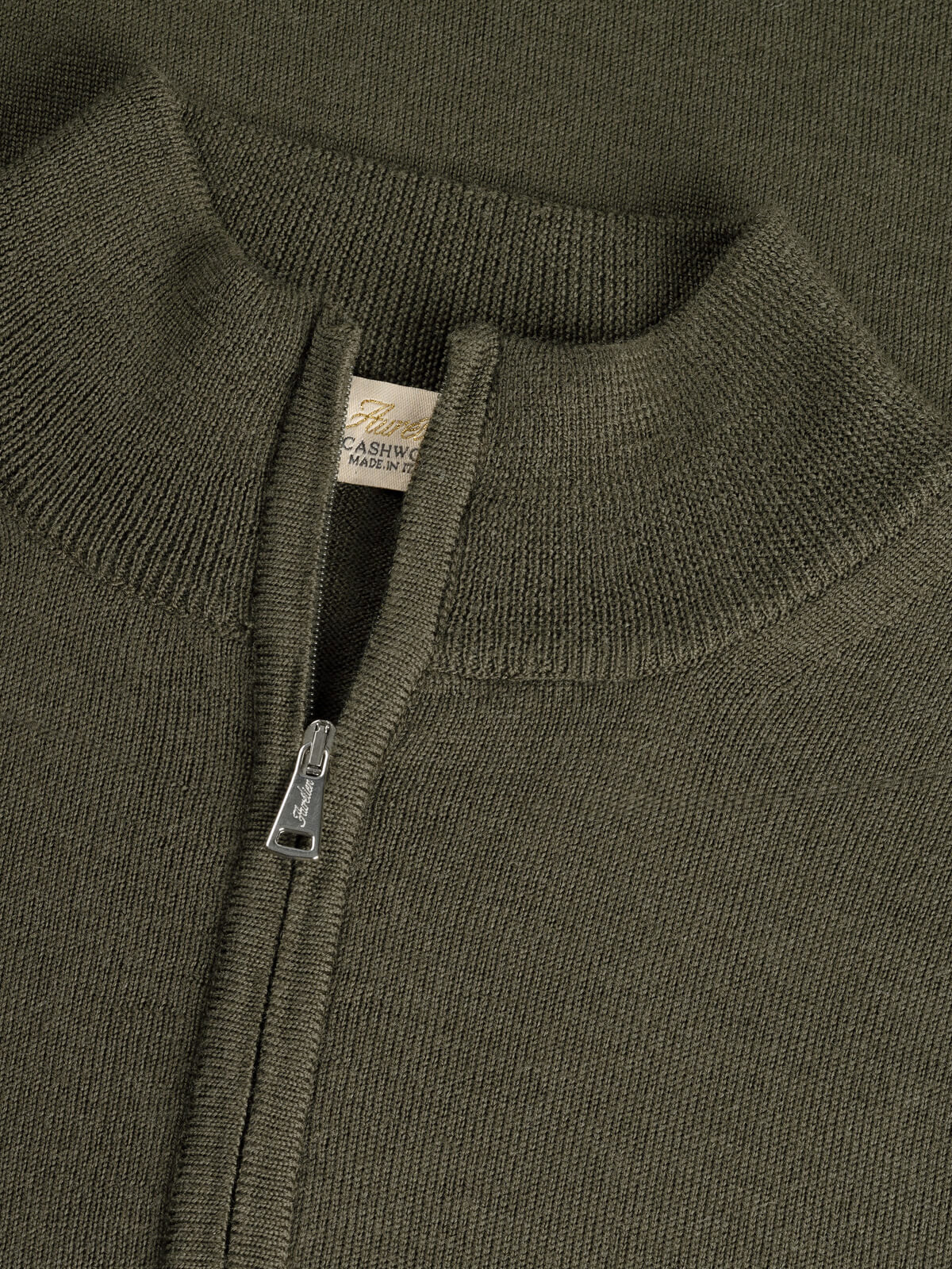 AURÉLIEN - EXTRAFINE MERINO ZIPPER SWEATER