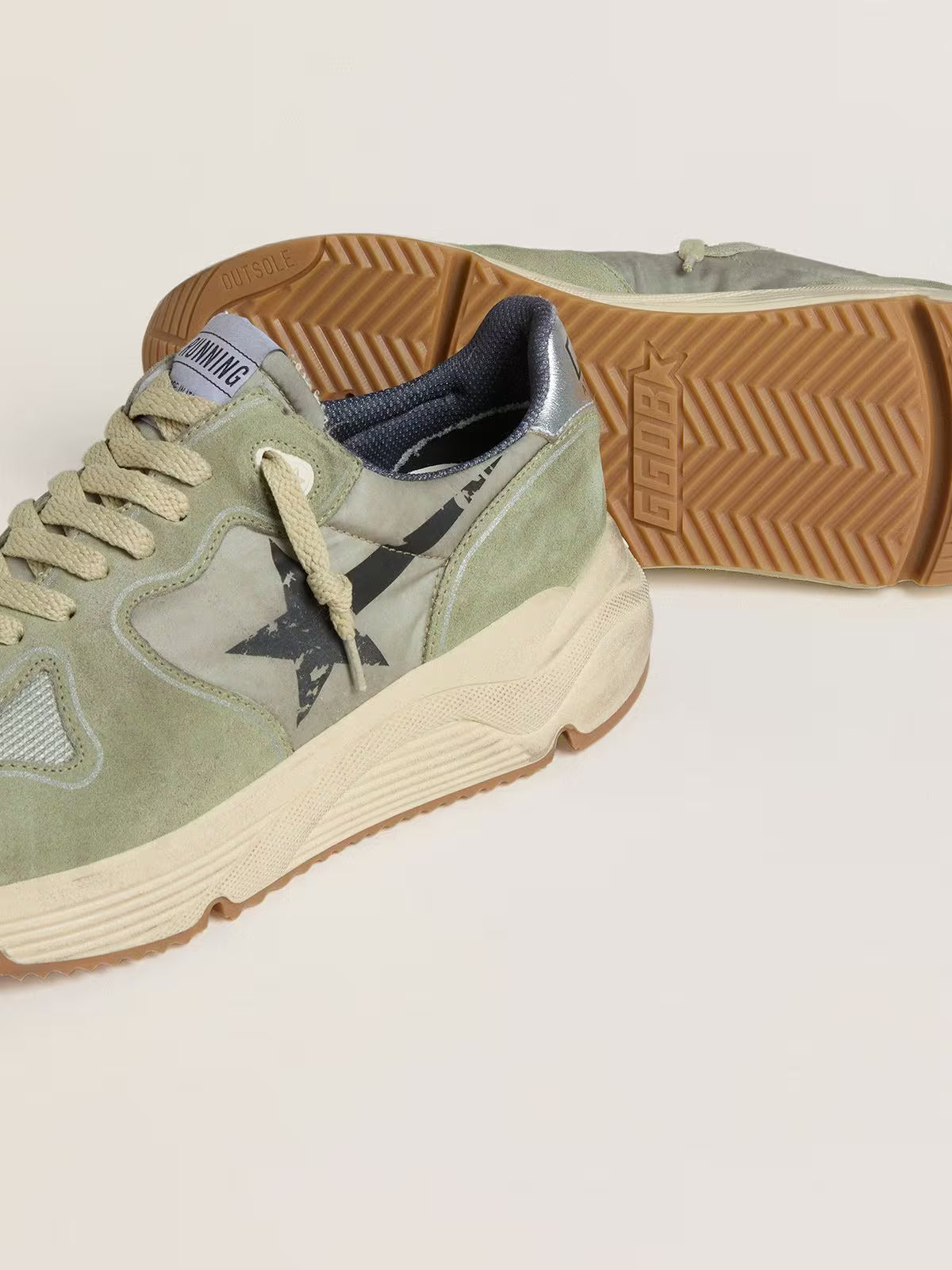 GOLDEN GOOSE - RUNNING SOLE SNEAKERS