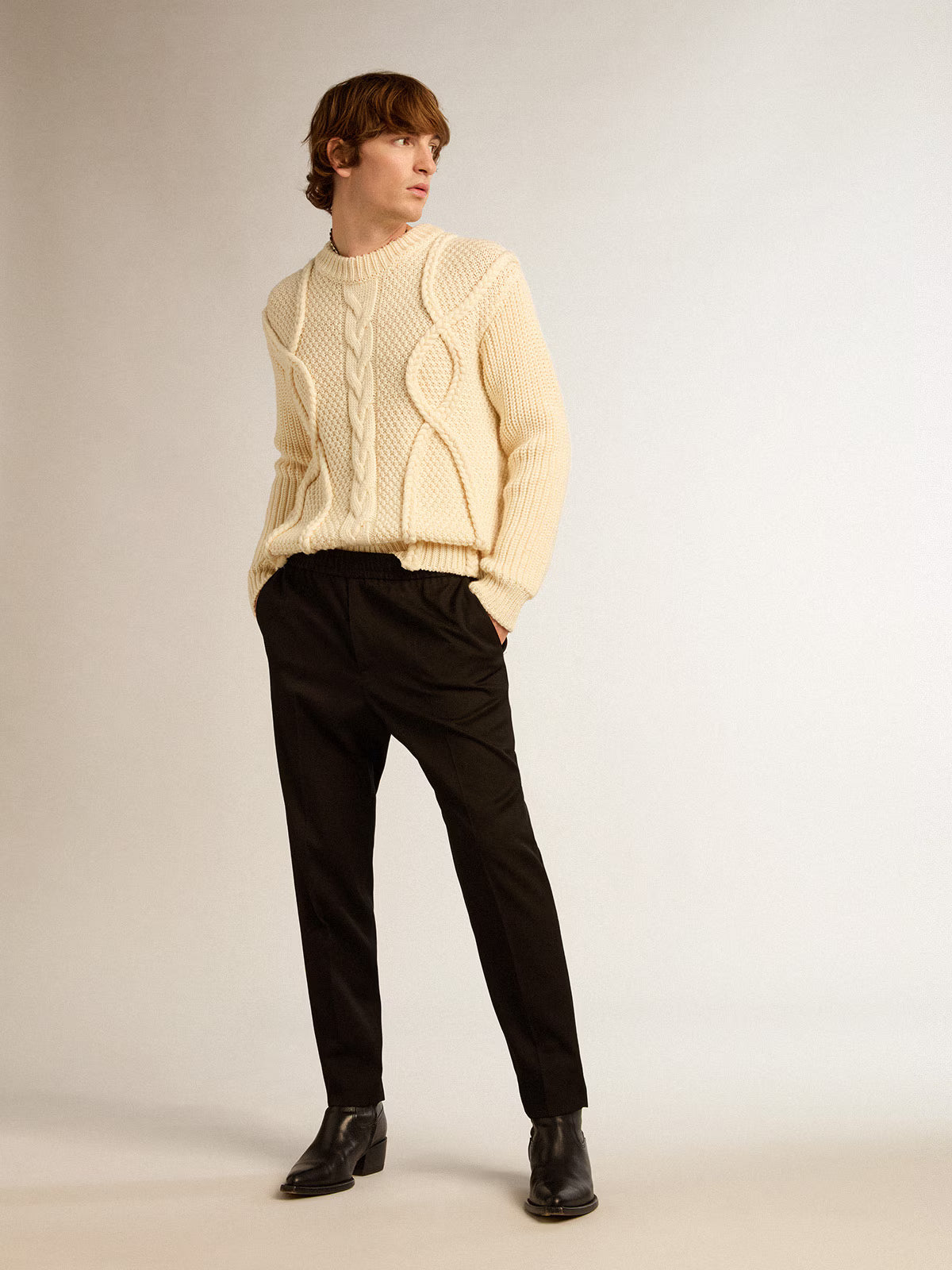 GOLDEN GOOSE - GABARDINE PANTS