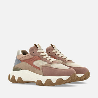 HOGAN - HYPERACTIVE LEATHER & SUEDE SNEAKERS