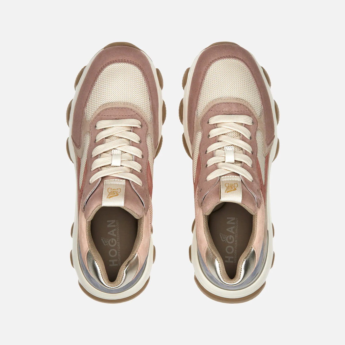 HOGAN - HYPERACTIVE LEATHER & SUEDE SNEAKERS