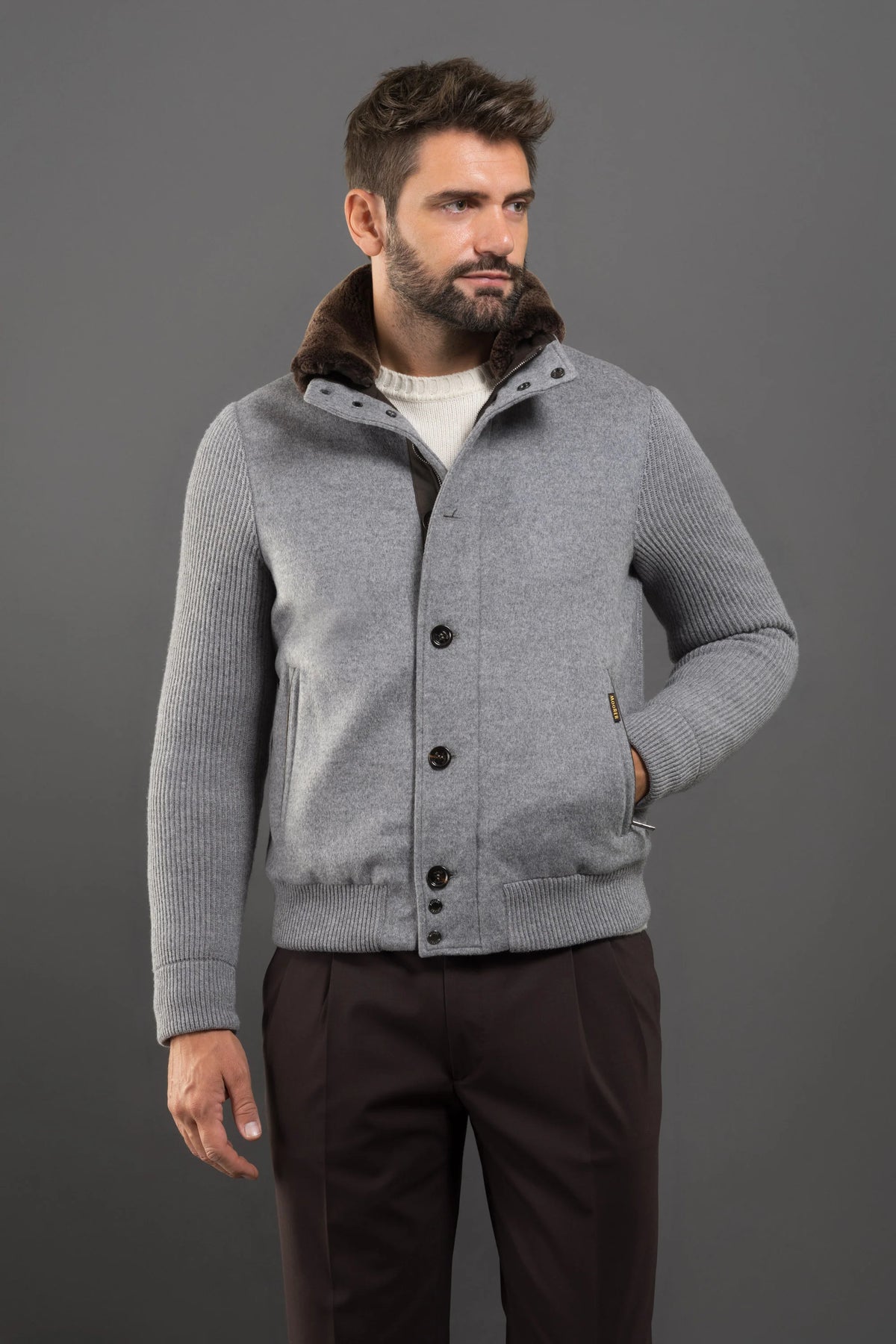 MooRER - HYBRID DOWN BLOUSON