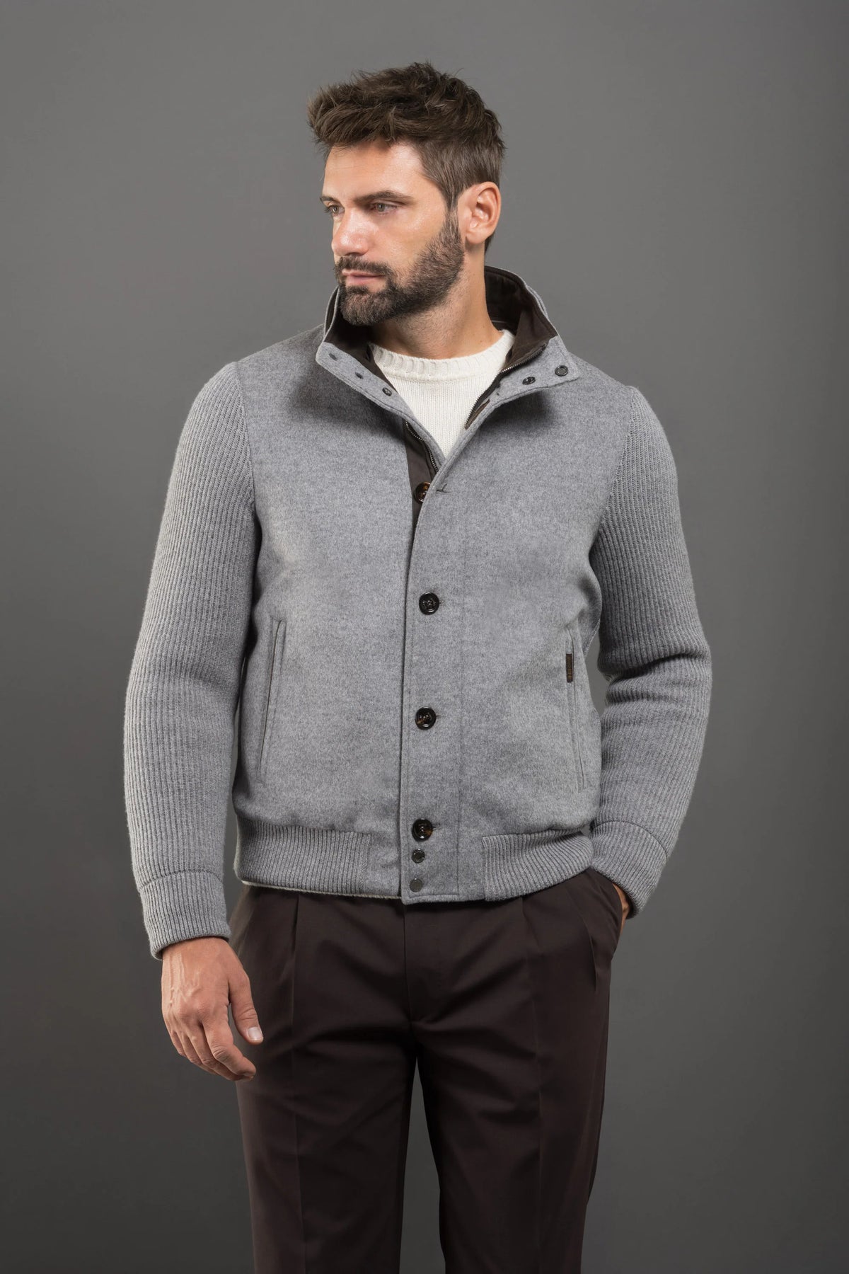MooRER - HYBRID DOWN BLOUSON