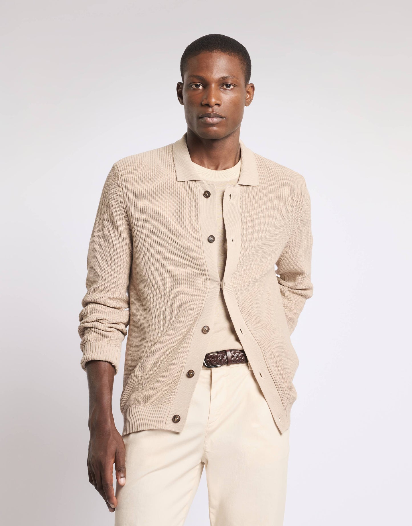 FAY - COTTON JERSEY SHIRT JACKET