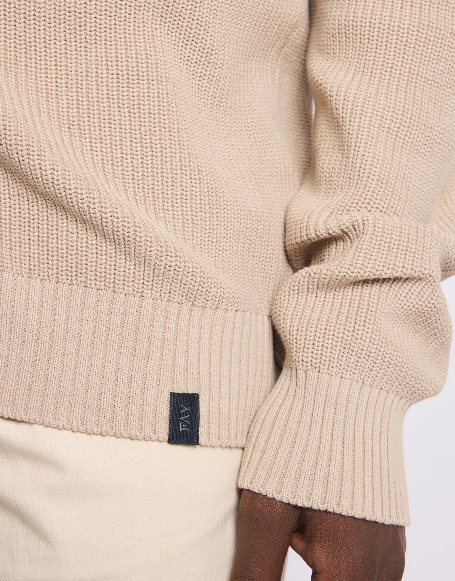 FAY - SHIRTJACK VAN KATOENEN TRICOT