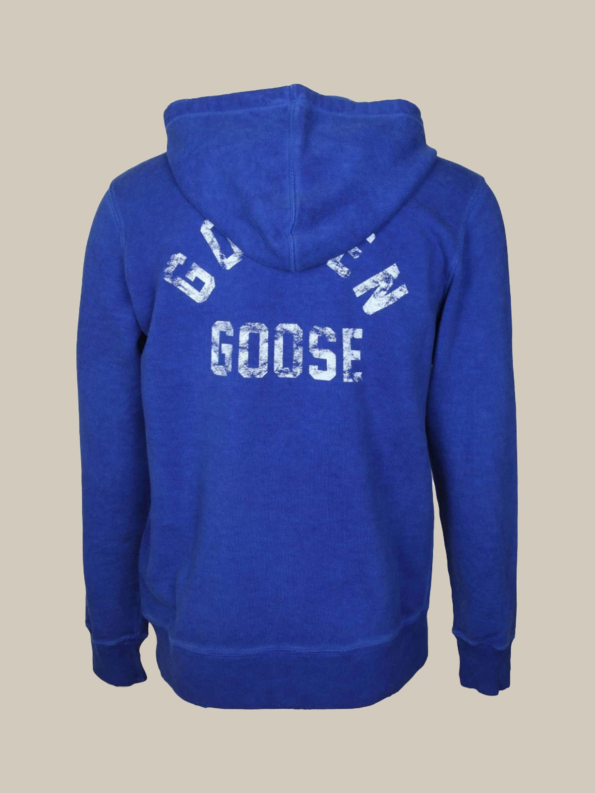 GOLDEN GOOSE - VINTAGE BLAUWE KATOENEN HOODIE
