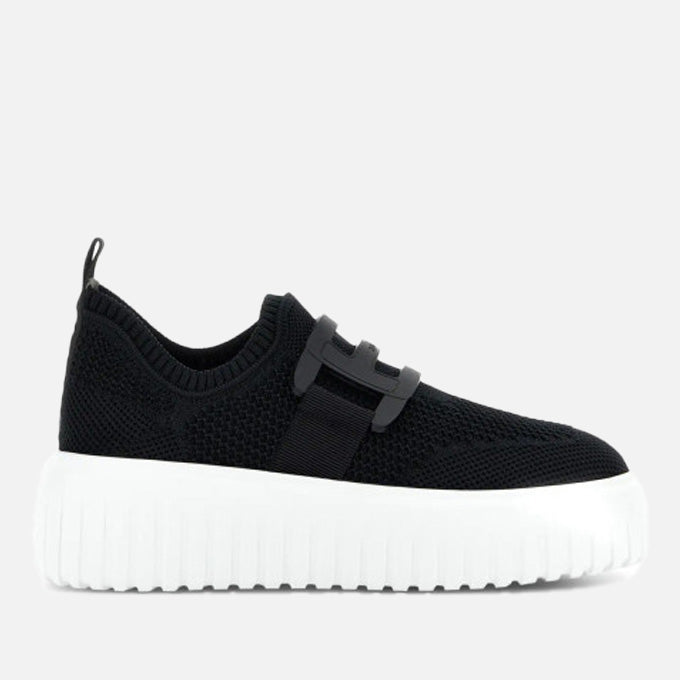 HOGAN H-STRIPES ZWART INSTAPPERTJE SOK SNEAKER