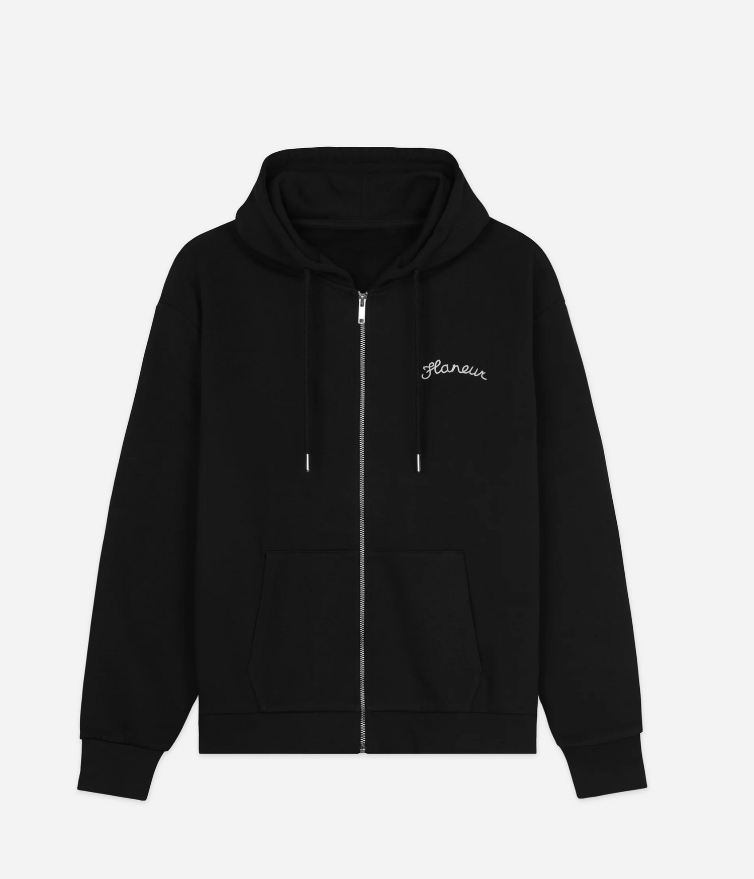 FLÂNEUR - SIGNATURE HOODIE MET RITS