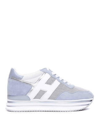 HOGAN - H222 LEATHER & SUEDE SNEAKERS