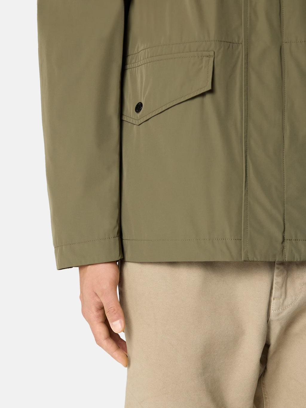STONE ISLAND - UTILITY BLAZER MET RITS EN ANTI-DRUPPEL AFWERKING