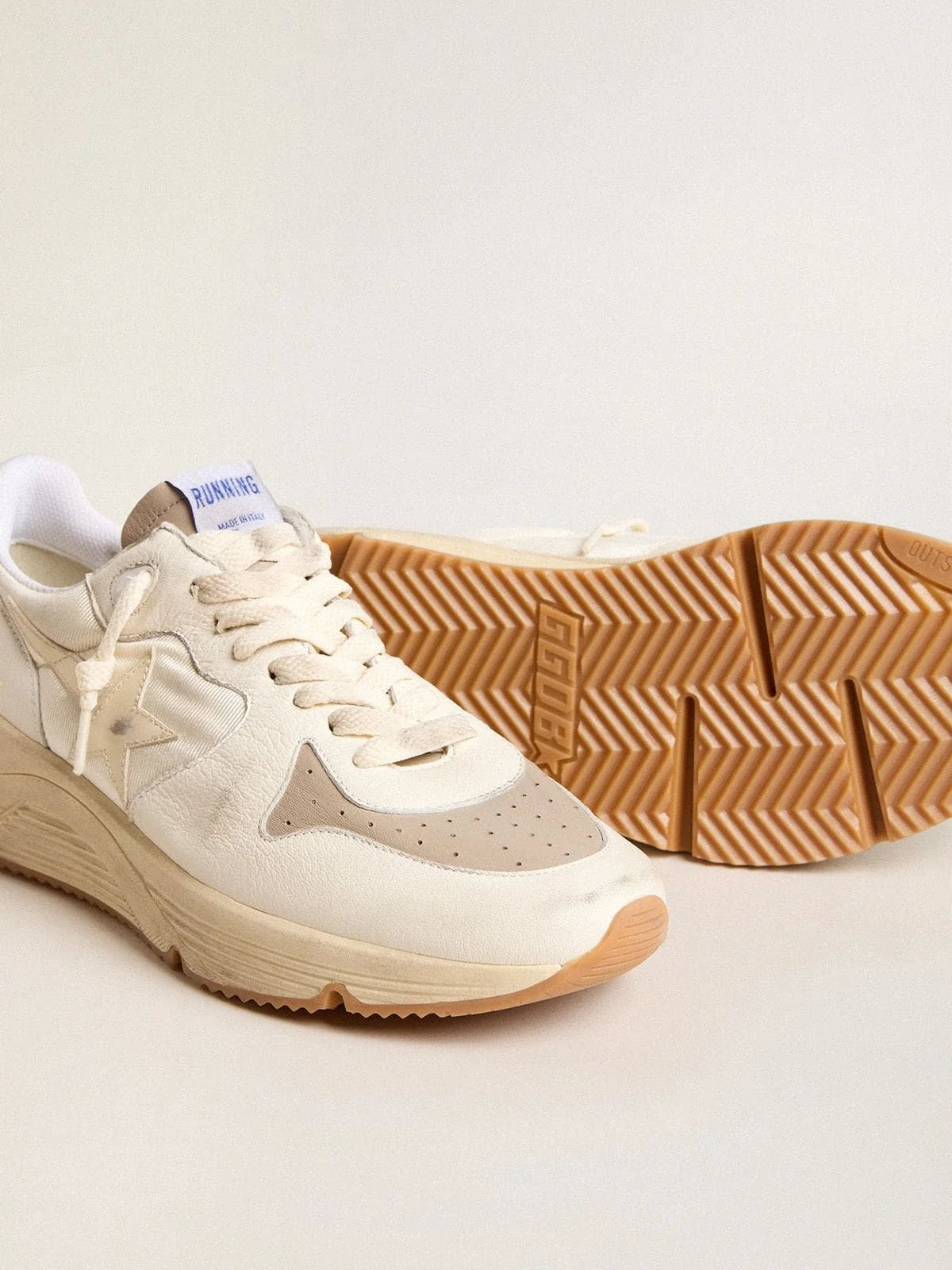 GOLDEN GOOSE - RUNNING SOLE SNEAKERS