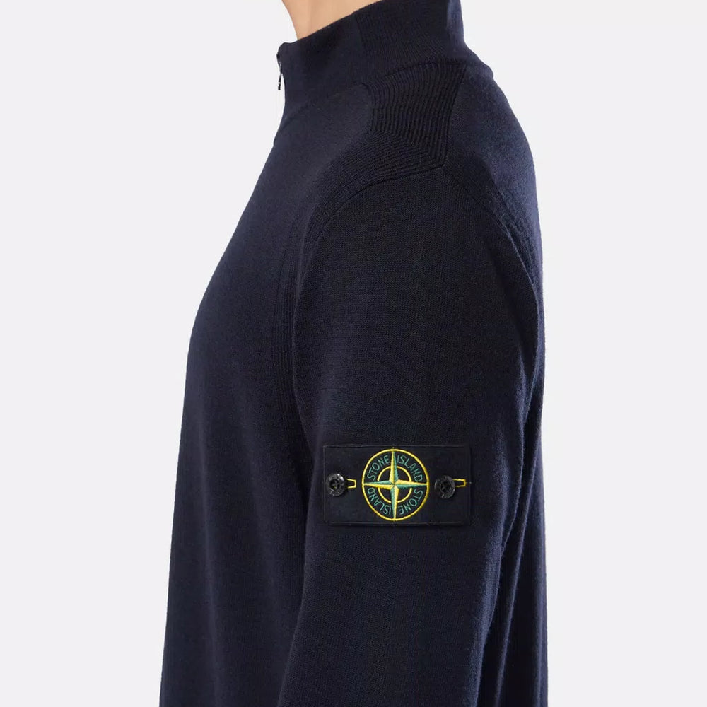 
                  
                    STONE ISLAND - Half zip trui met geribde details
                  
                