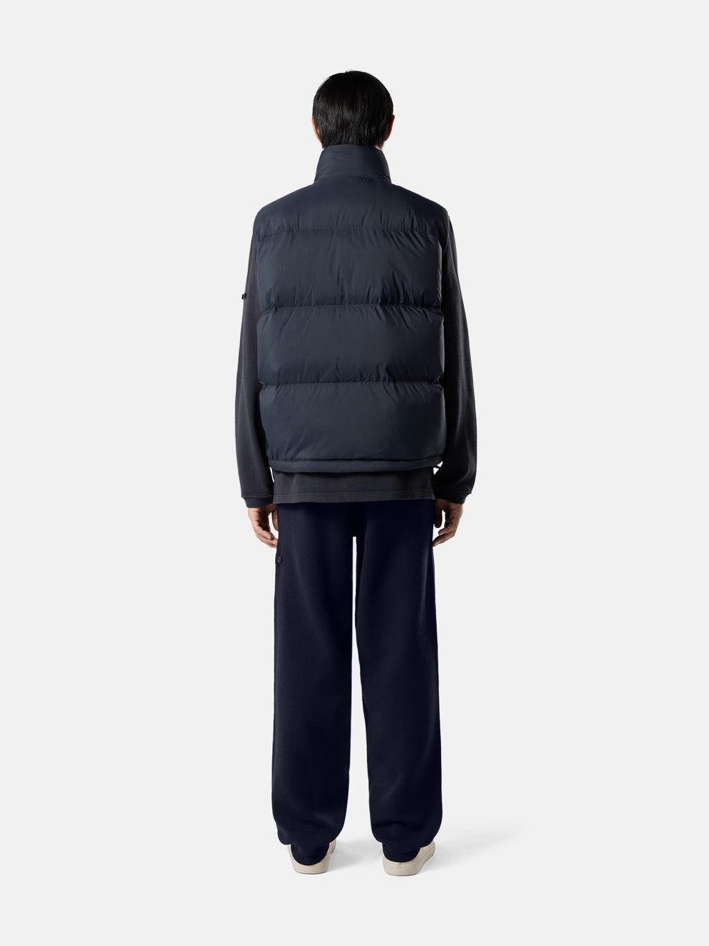 STONE ISLAND - LIGHTWEIGHT DOWN VEST WITH ZIP POCKETS