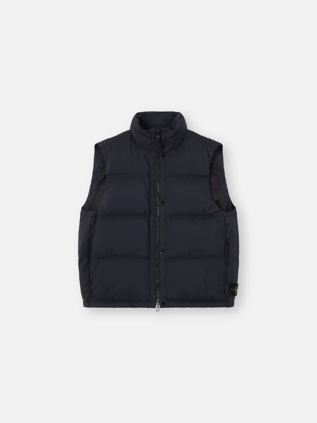STONE ISLAND - LIGHTWEIGHT DOWN VEST WITH ZIP POCKETS