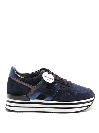 HOGAN - MIDI PLATFORM SUEDE SNEAKERS