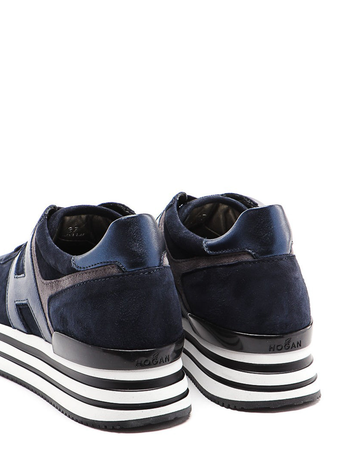 HOGAN - MIDI PLATFORM SUEDE SNEAKERS