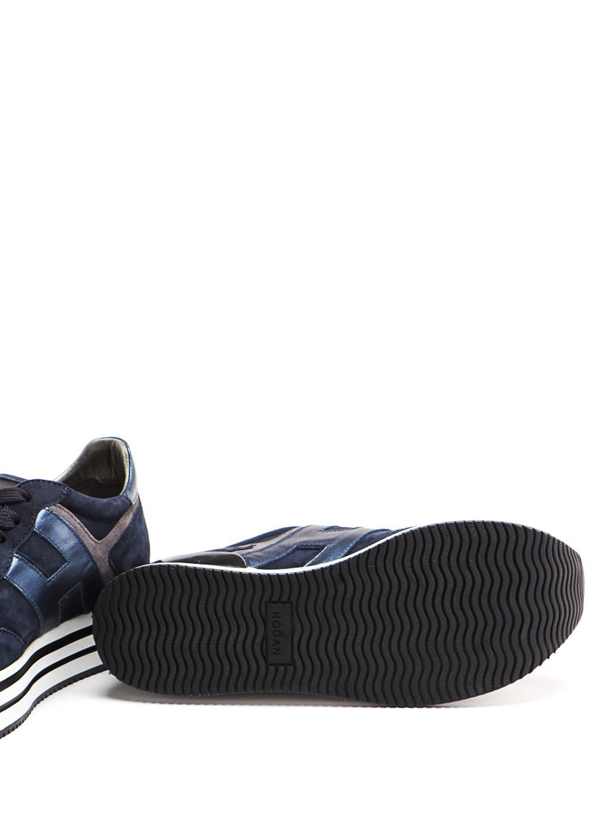 HOGAN - MIDI PLATFORM SUEDE SNEAKERS