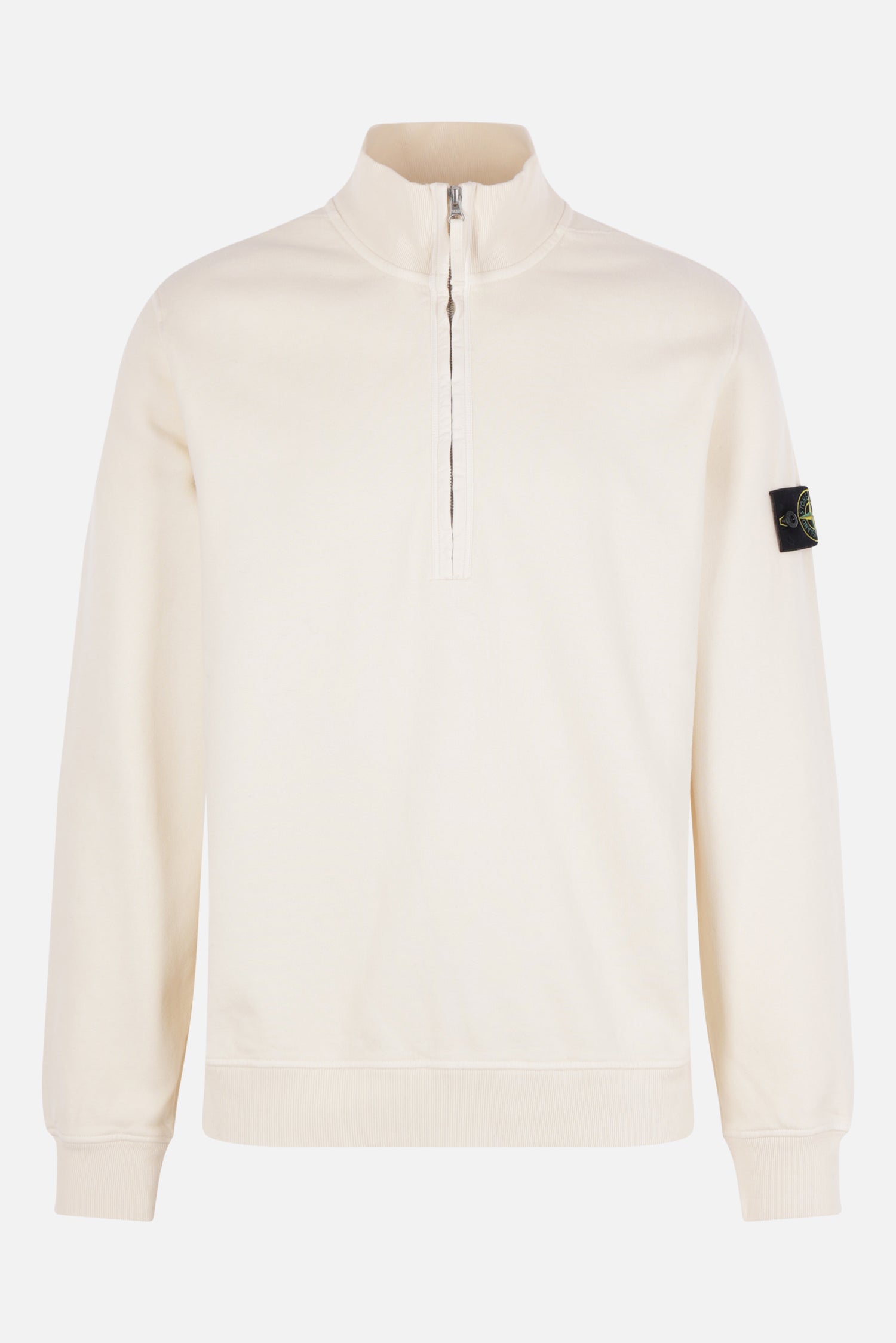 STONE ISLAND - HALF-ZIP SWEATSHIRT