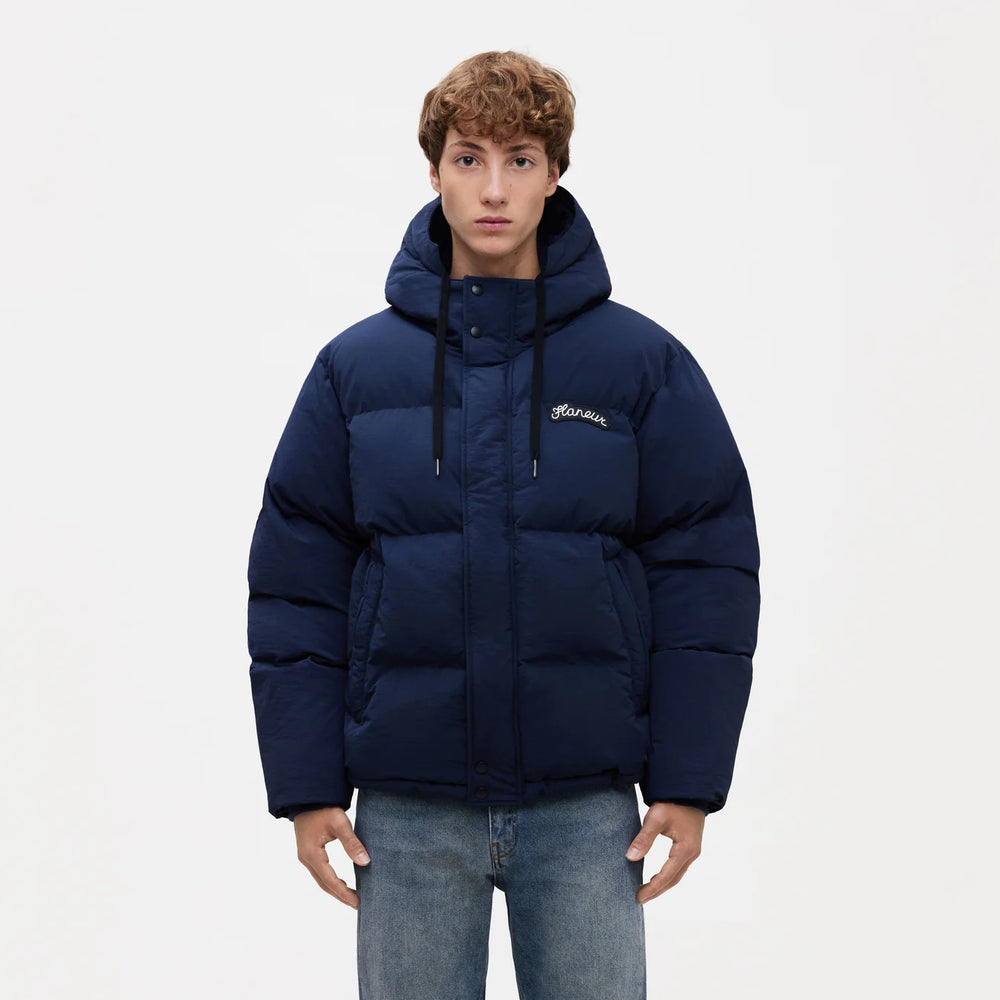 FLANEUR - Signature Puffer Jacket Navy