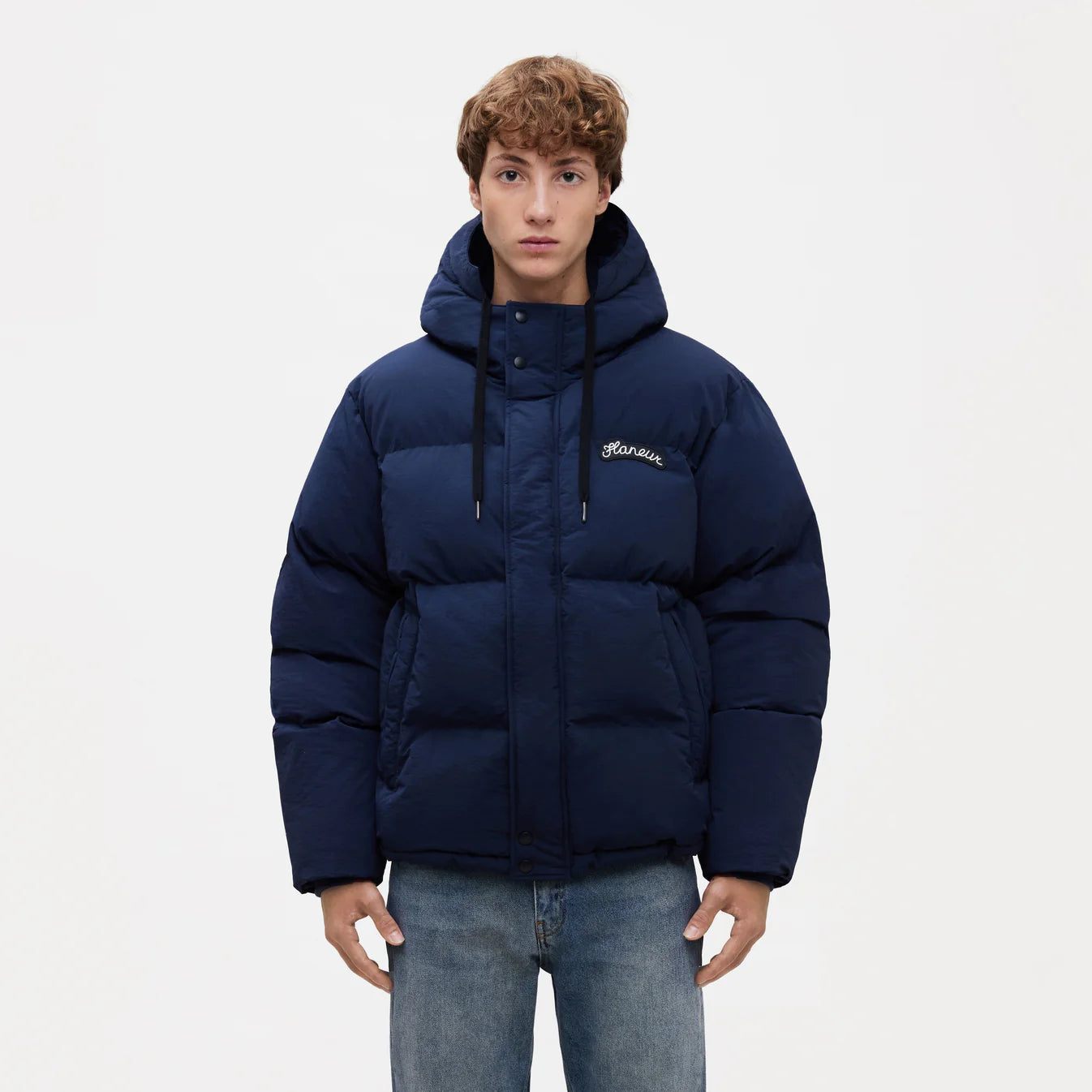 FLANEUR - Signature Puffer Jacket Navy