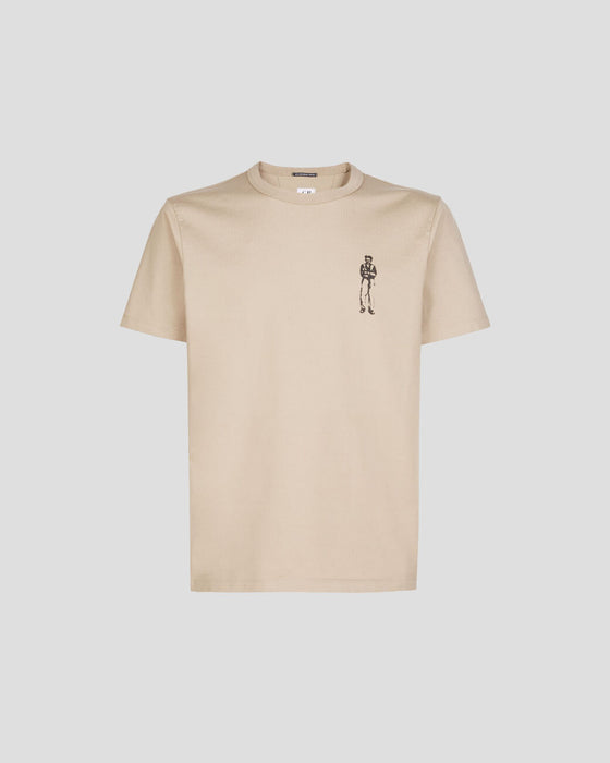 CP COMPANY - T-Shirt - Zand