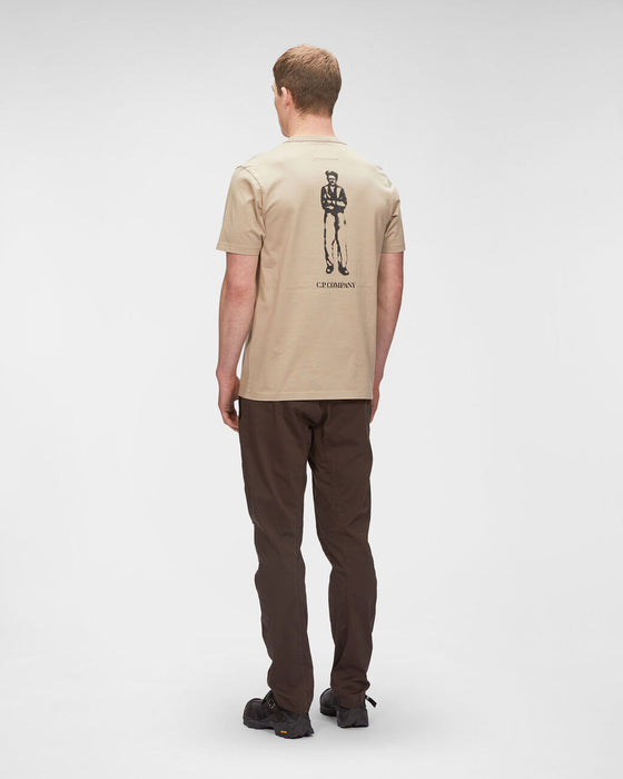 CP COMPANY - T-Shirt - Zand