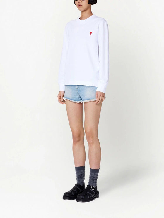 AMI PARIS - SWEATSHIRT - WIT