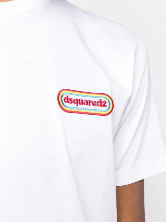 Dsquared2 T-shirt met logopatch