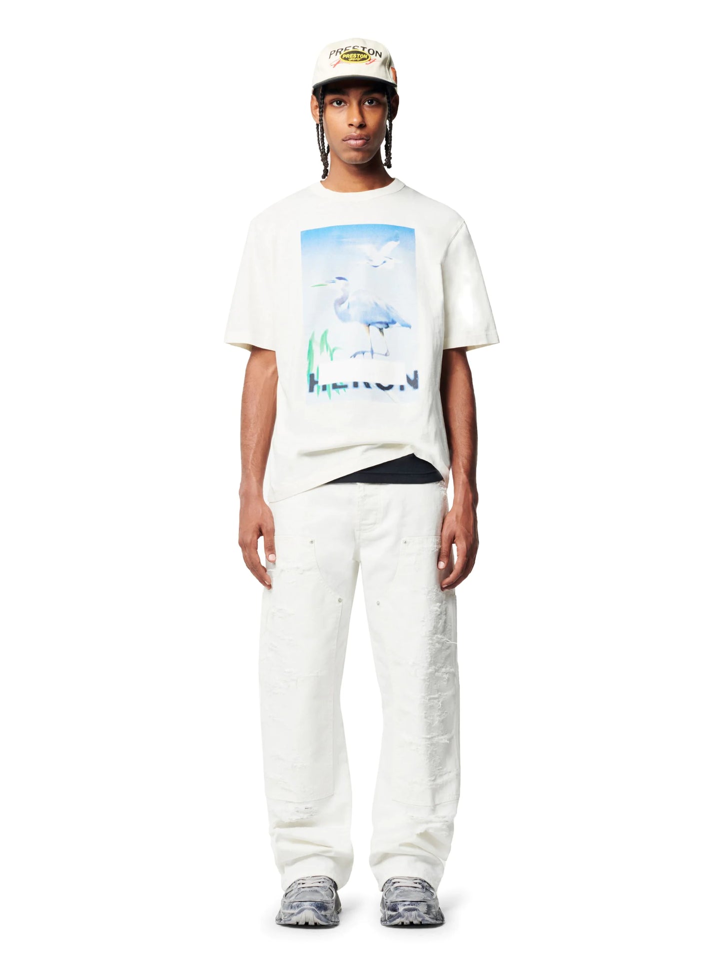 HERON PRESTON T-Shirt Wit