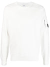 CP COMPANY - Crepe Crew Neck Knit - Wit