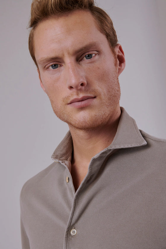 FEDELI - the organic cotton piquet shirt