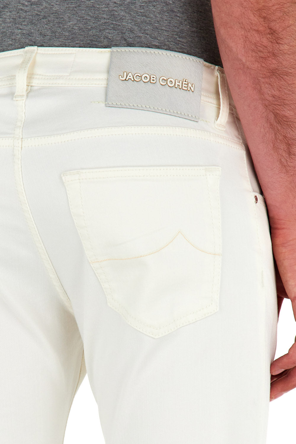 JACOB COHËN NICK SLIM FIT JEANS WIT