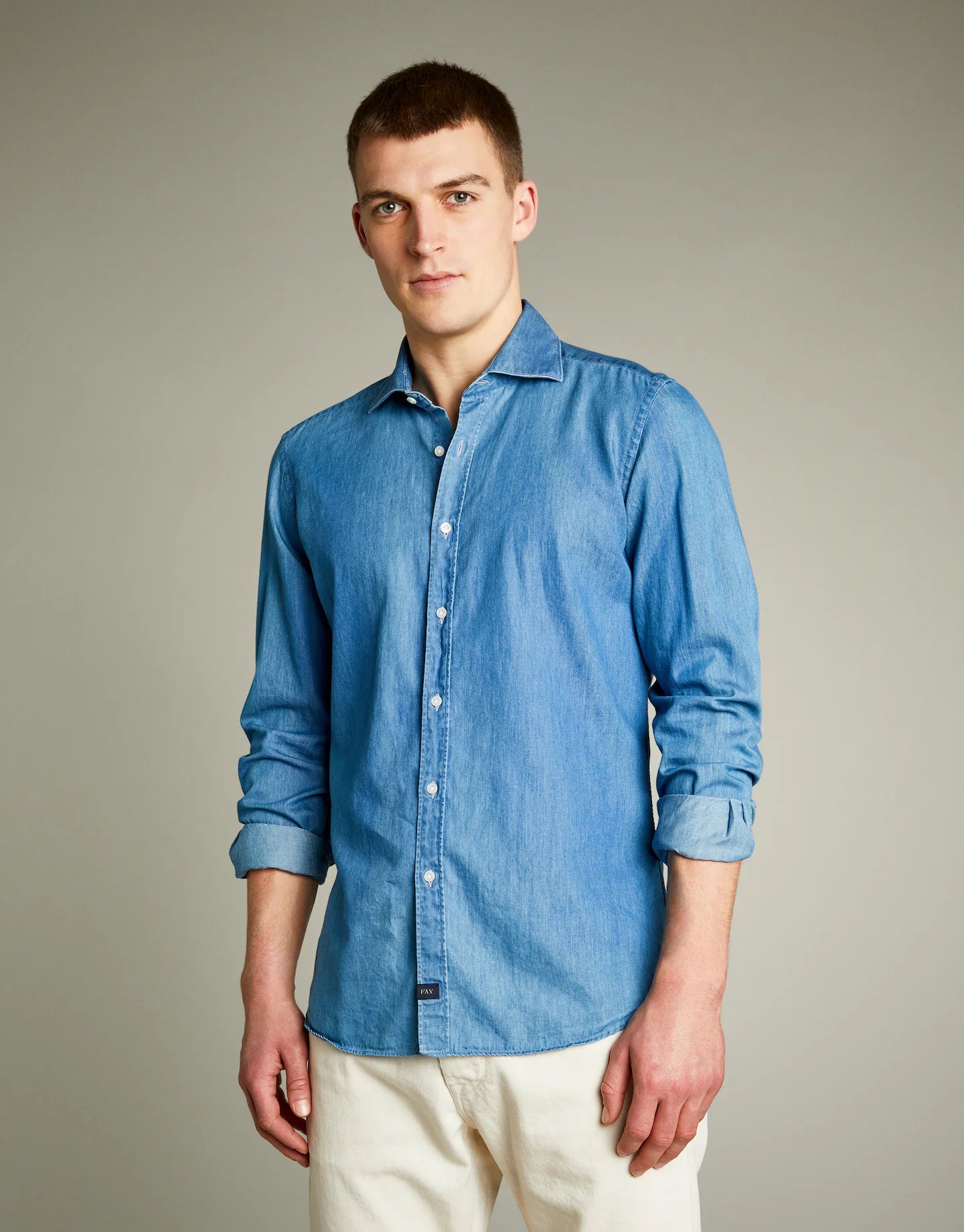 FAY - French Collar Shirt