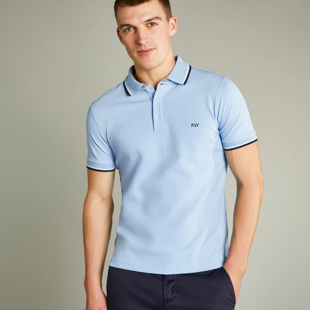 
                  
                    FAY - Polo - Licht Blauw
                  
                