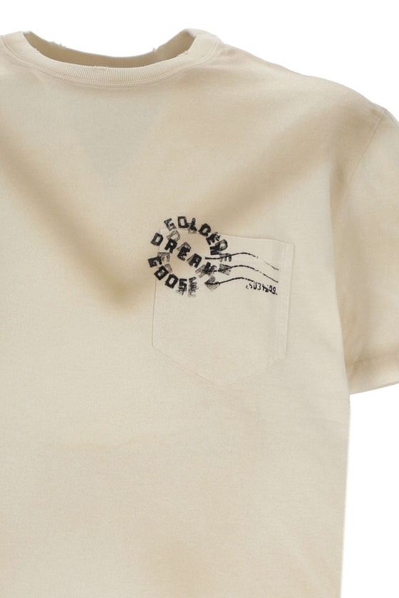 Golden Goose Logo-print pocket t-shirt